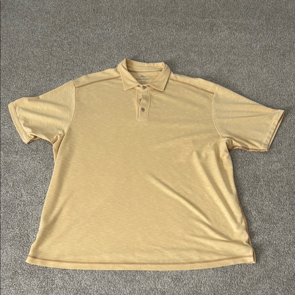 Tommy Bahama Yellow Polo Shirt